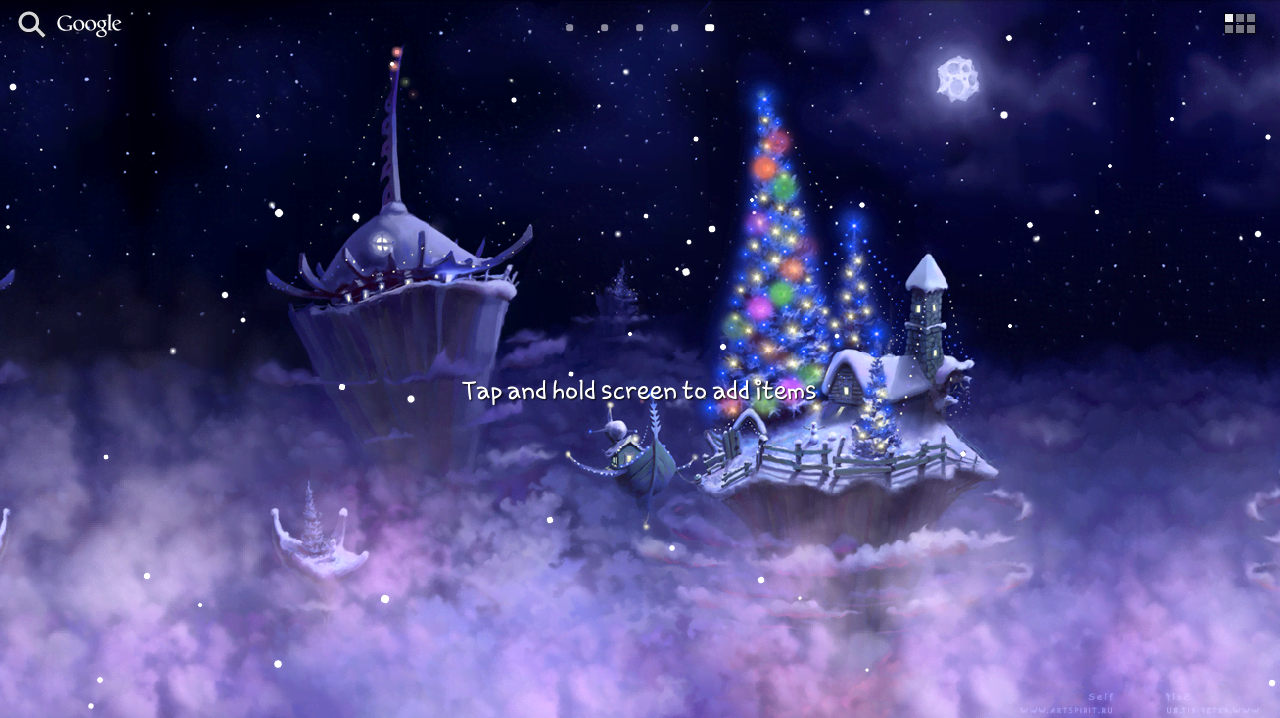 Christmas Snow Fantasy Live Wallpaper Full screenshot 4