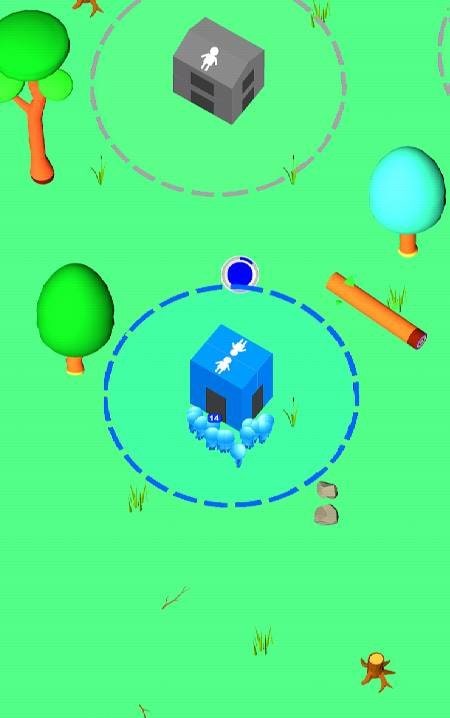 Giant Crowd.io: House Capture screenshot 2