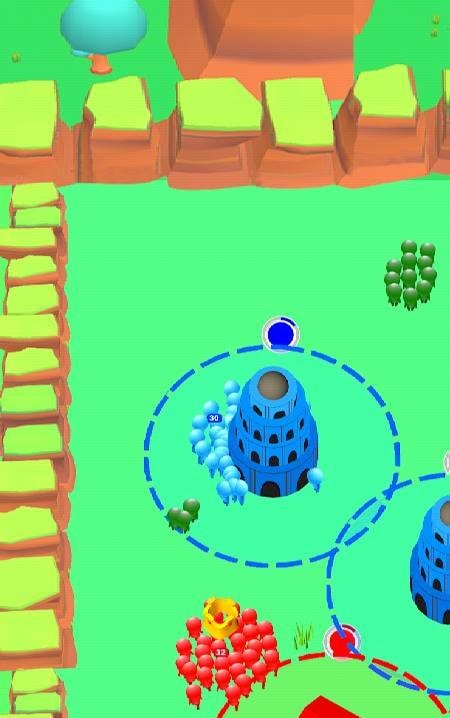 Giant Crowd.io: House Capture screenshot 1