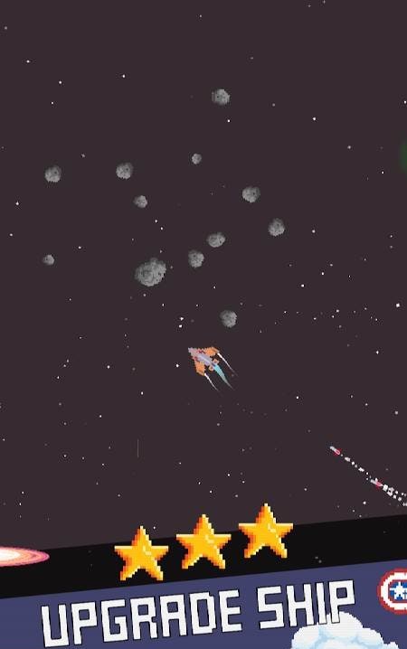Space Flight: Pixel Rocket | Ship Destruction screenshot 2