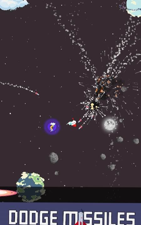 Space Flight: Pixel Rocket | Ship Destruction screenshot 1