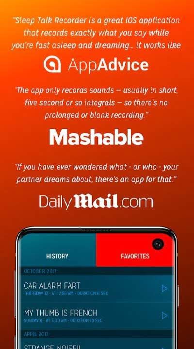 Sleep Talk Recorder screenshot 1