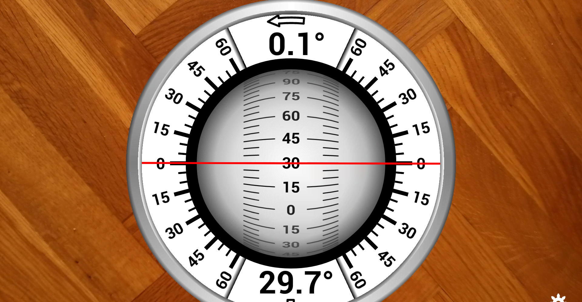 Rotating Sphere Inclinometer screenshot 4