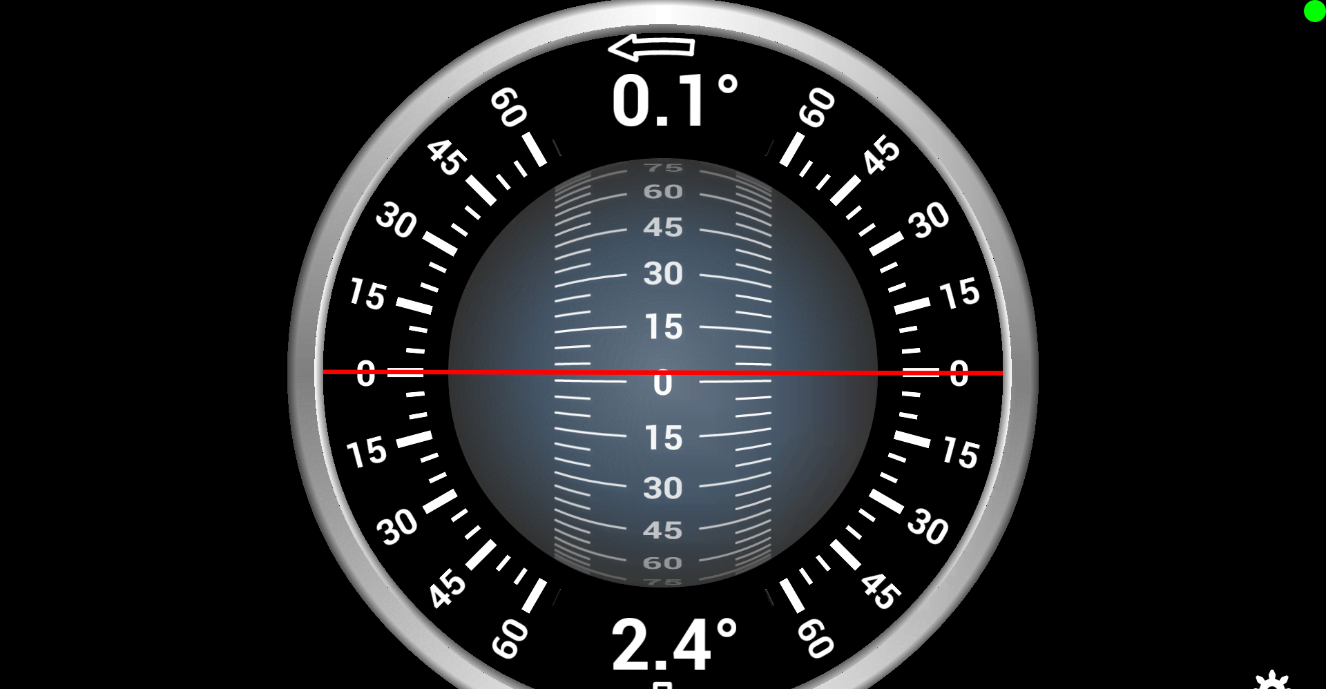 Rotating Sphere Inclinometer screenshot 3