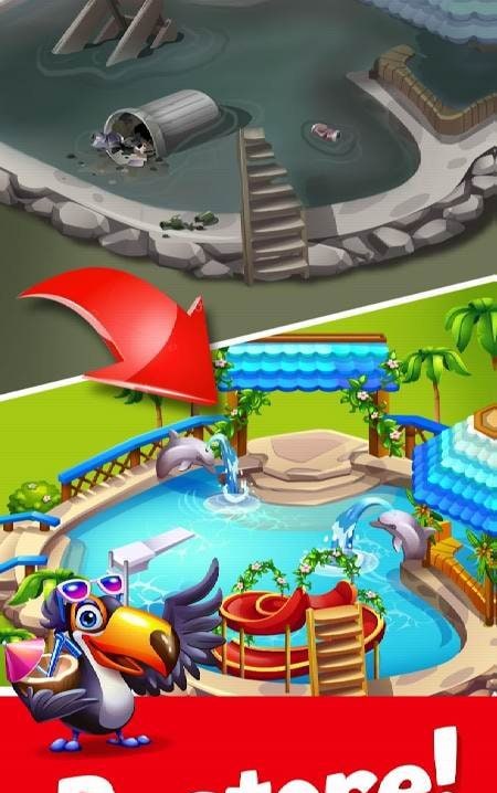 Tropic Trouble Match 3 Builder screenshot 3