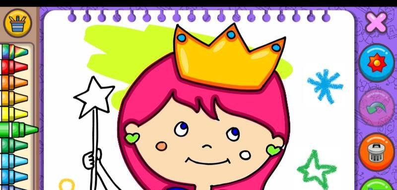 Princess Coloring Book & Games screenshot 1