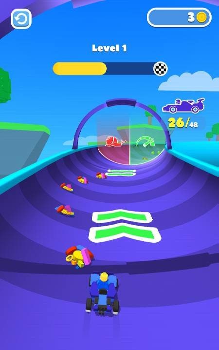 Craft Race gameplay screenshot 1