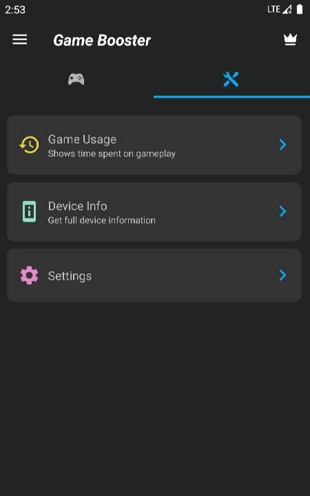 Game Booster: Manage, Launcher screenshot 2