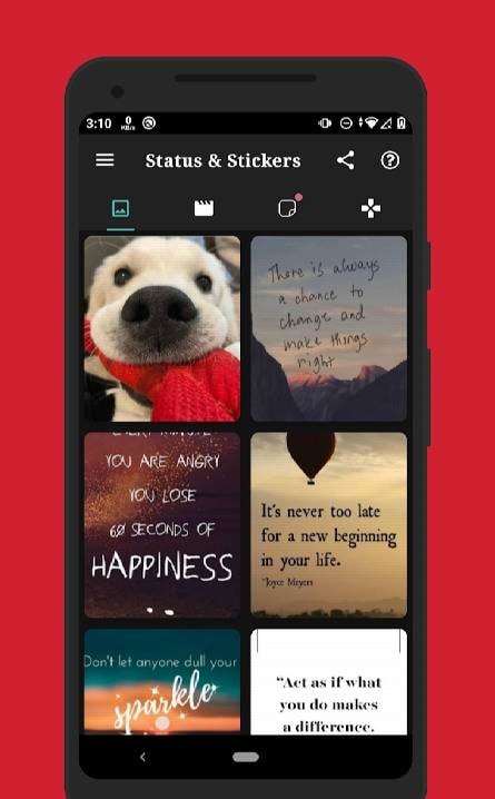 Status, Sticker Saver screenshot 1
