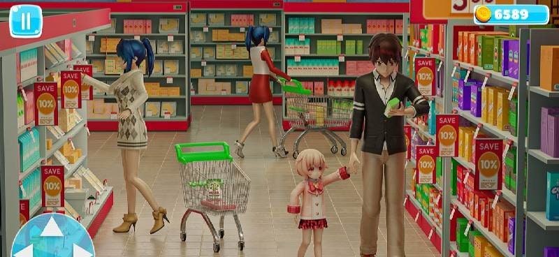 Anime Father Simulator: Virtual Family Life 3D screenshot 2
