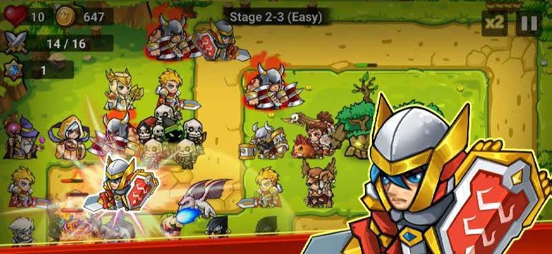 Defense Heroes: Defender War Tower Defense Offline screenshot 2