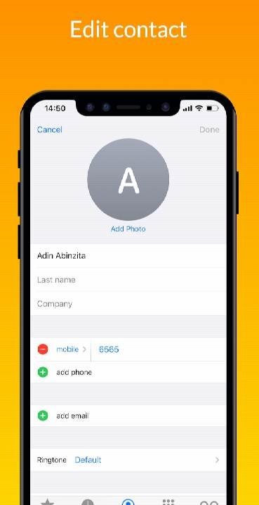 iContacts – iOS Contact, iPhone style Contacts screenshot 4