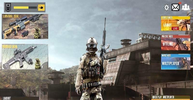 Real Commando Action Shooting: Free Secret Mission screenshot 1
