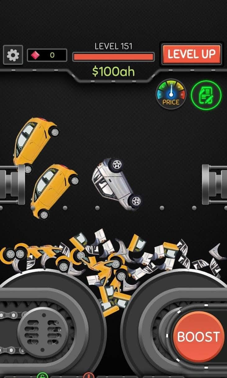 Idle Car Crusher screenshot 1