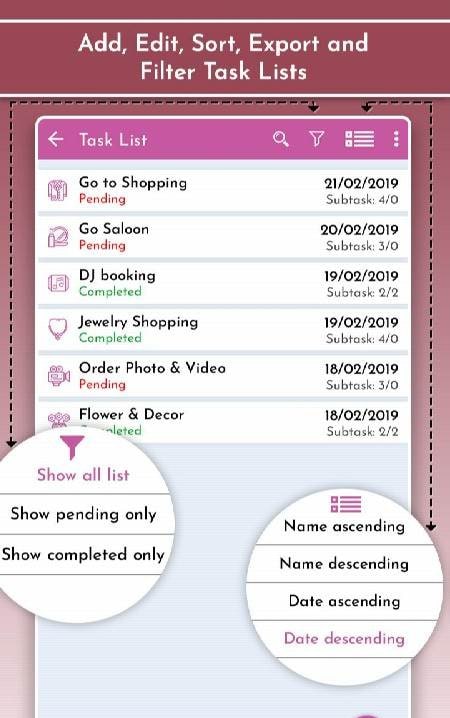 Wedding Planner & Organizer, Guest Checklists screenshot 4