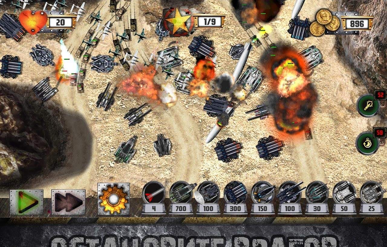 Tower Defense: Tank WAR gameplay screenshot 2