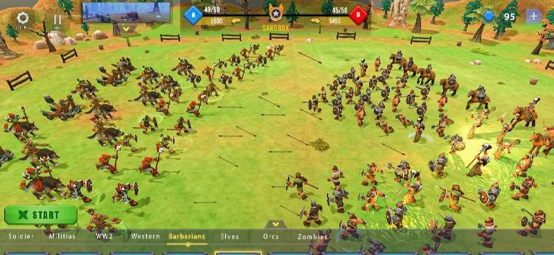Epic War Simulator - WW2 Battle Strategy Games screenshot 2