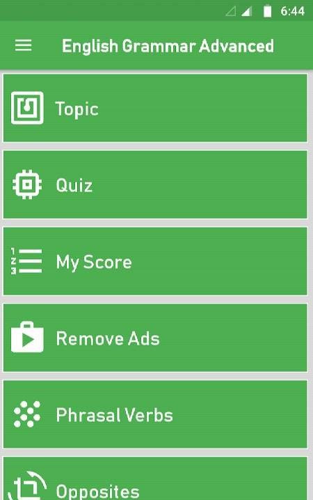 English Grammar Advanced screenshot 1