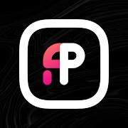 Aline Pink icon pack - linear white & pink icons