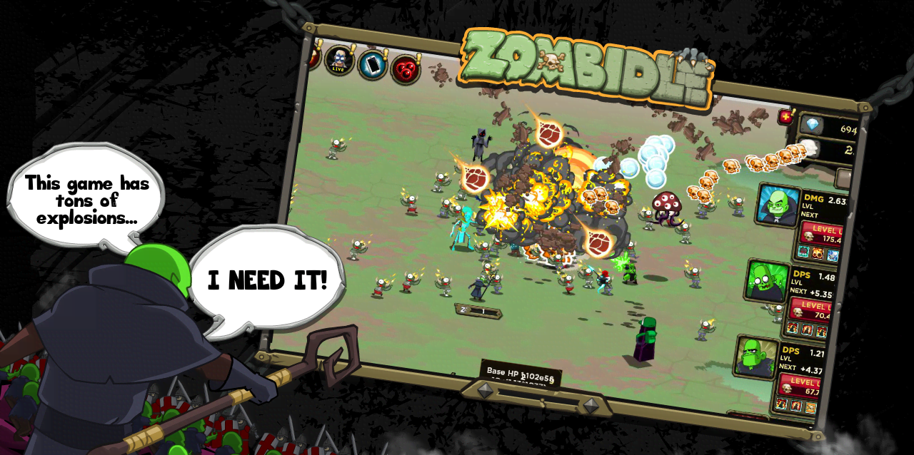 Zombidle gameplay screenshot 1