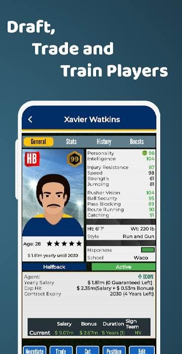 Ultimate Pro Football GM - Football Franchise Sim screenshot 2