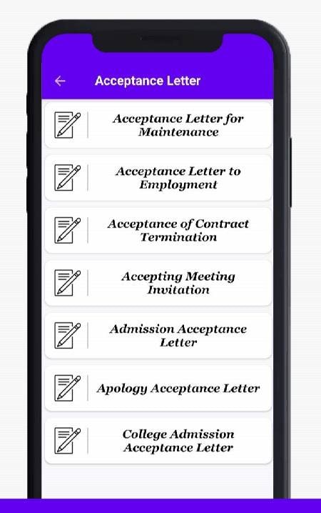 Letter Templates Offline - Letter Writing App Free screenshot 3
