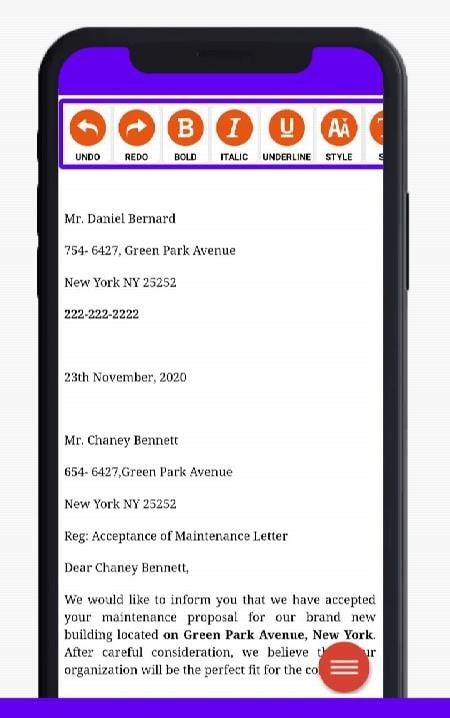 Letter Templates Offline - Letter Writing App Free screenshot 4