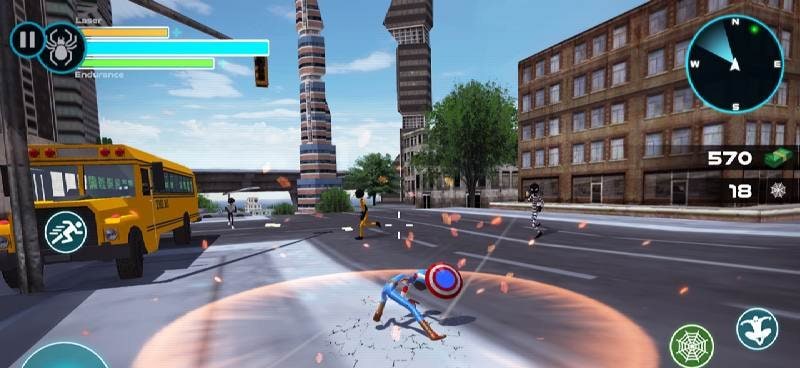 Stickman Rope Hero - Vegas Gangster Crime screenshot 1