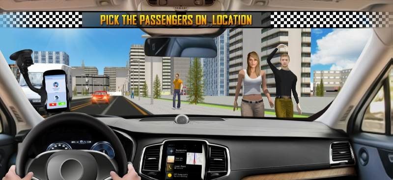 Taxi Simulator : Modern Taxi Games 2021 screenshot 1