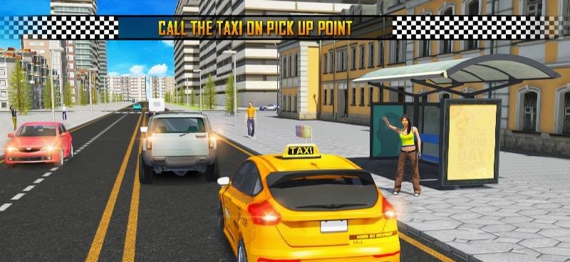 Taxi Simulator : Modern Taxi Games 2021 screenshot 3