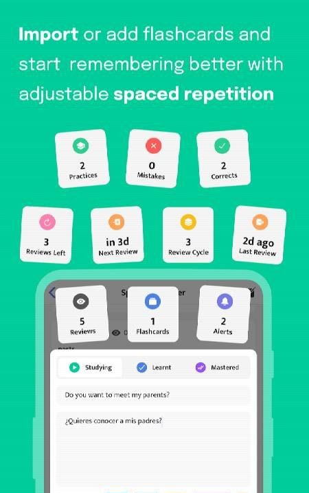 Simple Flashcard Manager screenshot 2