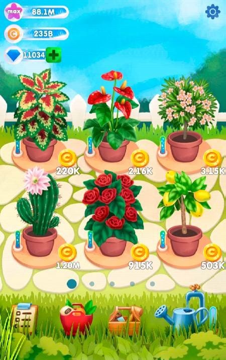 Plants Garden Idle screenshot 1