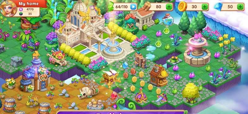 Merge Wonders - Elf Gardens gameplay screenshot 4