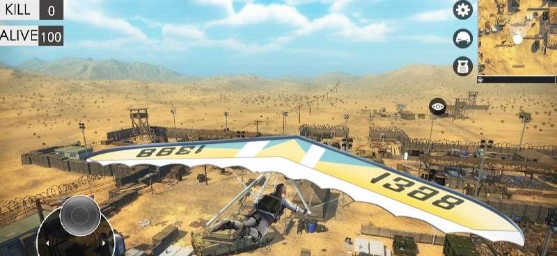 Desert survival shooter game screenshot 1