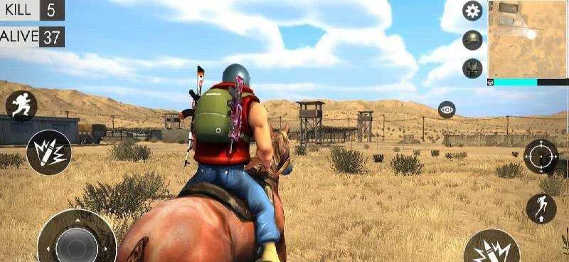 Desert survival shooter game screenshot 4