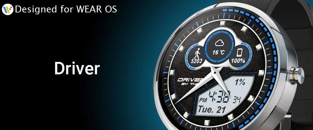 Driver Watch Face main interface