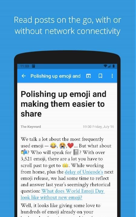 Readeroo – minimalist feed reader screenshot 2