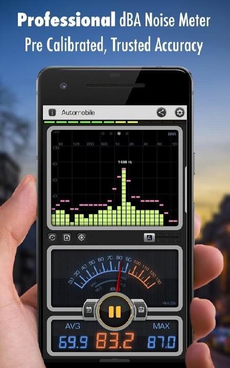 Decibel X PRO: Sound Meter dBA, Noise Detector screenshot 1