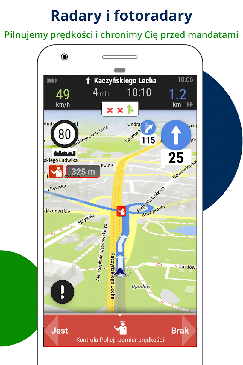 AutoMapa: GPS navigation, radars, traffic, places screenshot 4