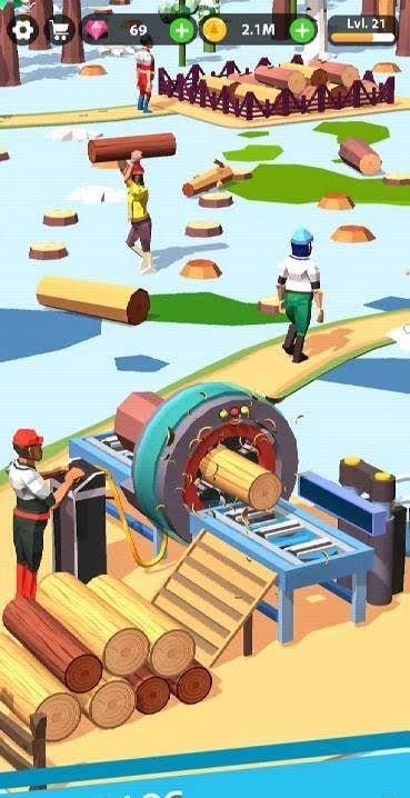 Idle Lumber Mill screenshot 2