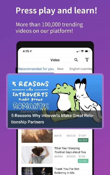 VoiceTube - Learn English phrases and words with ease screenshot 1