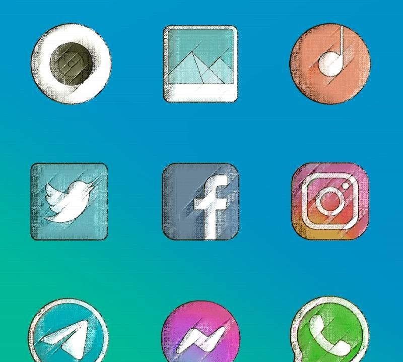 Miui Vintage - Icon Pack screenshot 2