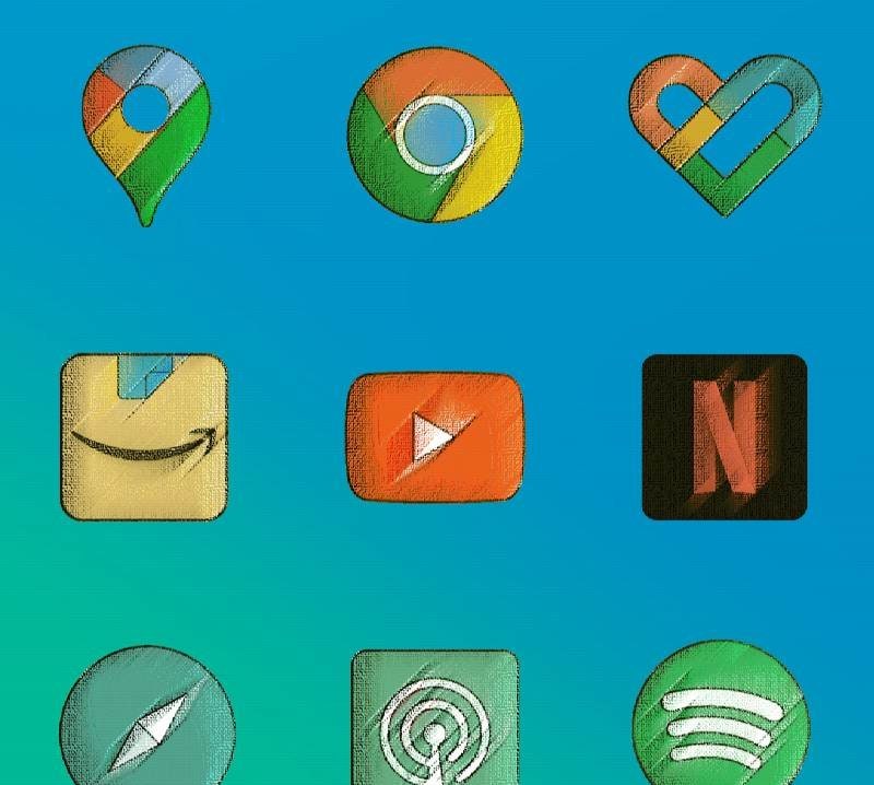 Miui Vintage - Icon Pack screenshot 4