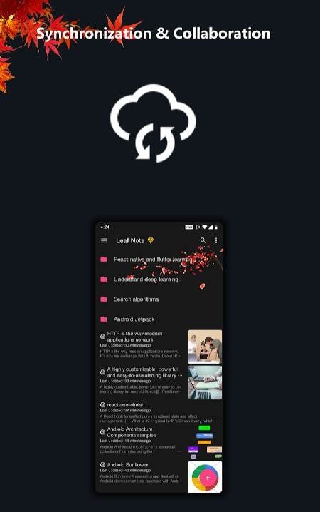 Leaf Note -- the markdown note-taking app screenshot 3