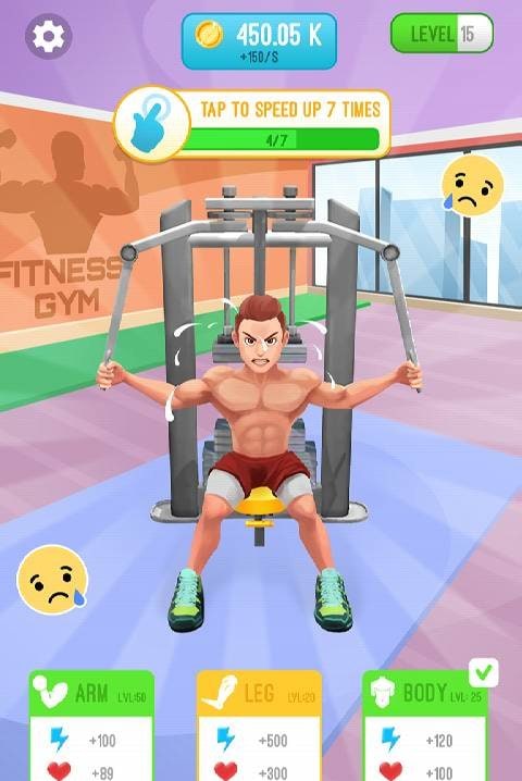 Idle Workout: Slap Kings: MMA Muscle Fighting Screenshot 3
