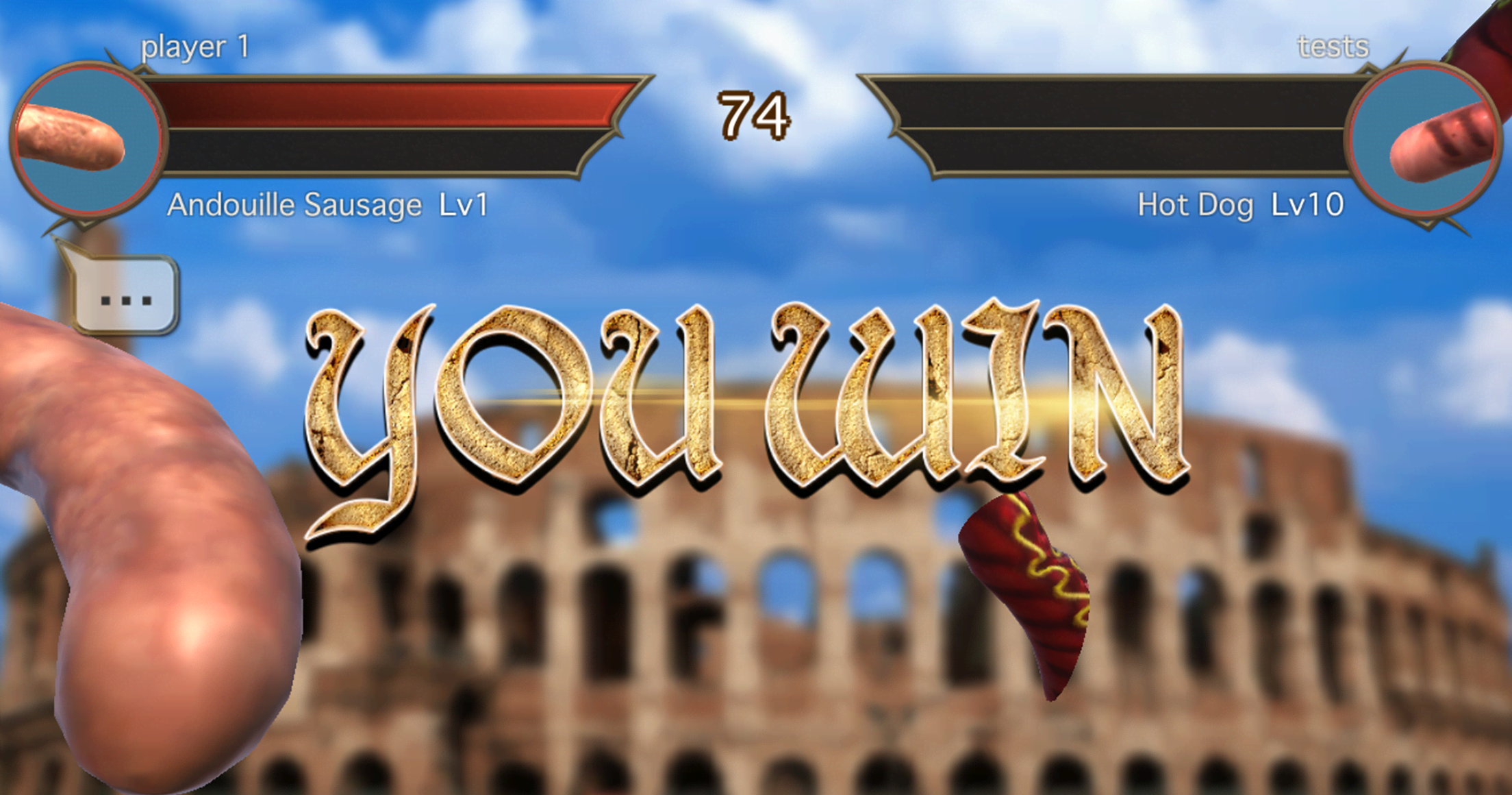 Sausage Legend - Online multiplayer battles gameplay screenshot 2