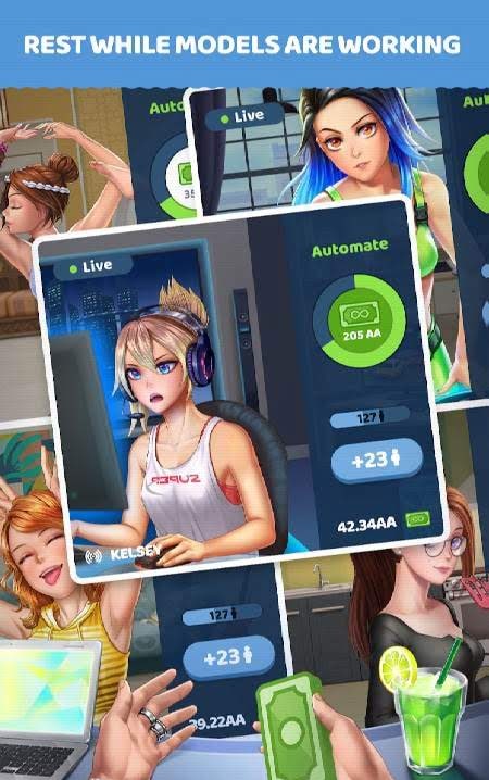 Streamgirls Inc. gameplay screenshot 3