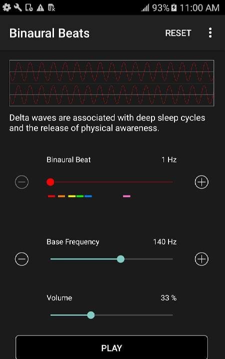 Binaural Beats Generator screenshot 1
