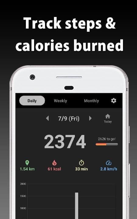 Fitness Step Counter screenshot 2
