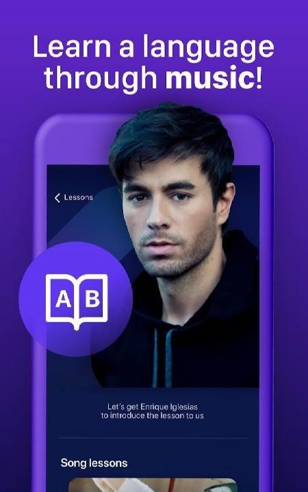 Learn Spanish through music with Lirica screenshot 1